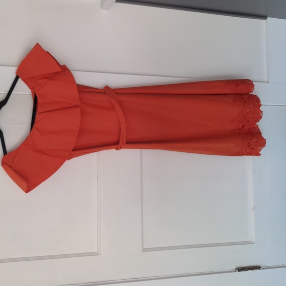 One Shoulder Top Riffle Dress - Picture 2 of 6